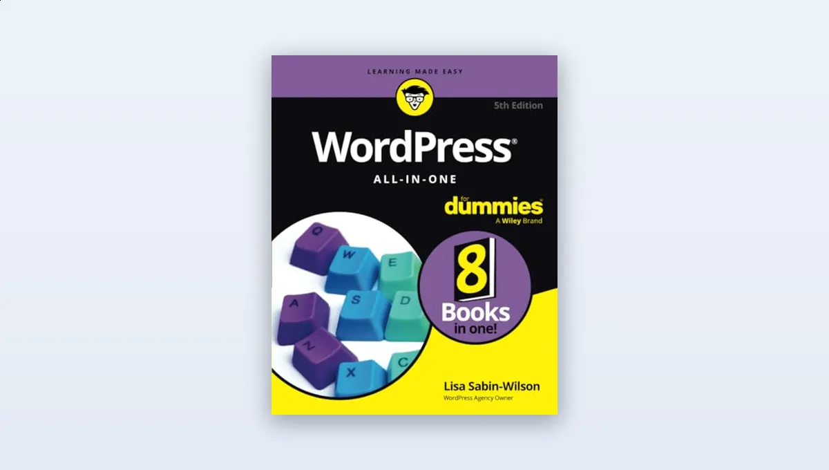 WordPress All-in-One For Dummies, 5th edition cover