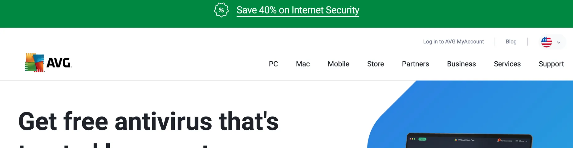AVG homepage: Get free antivirus that's trusted by experts, one simple download