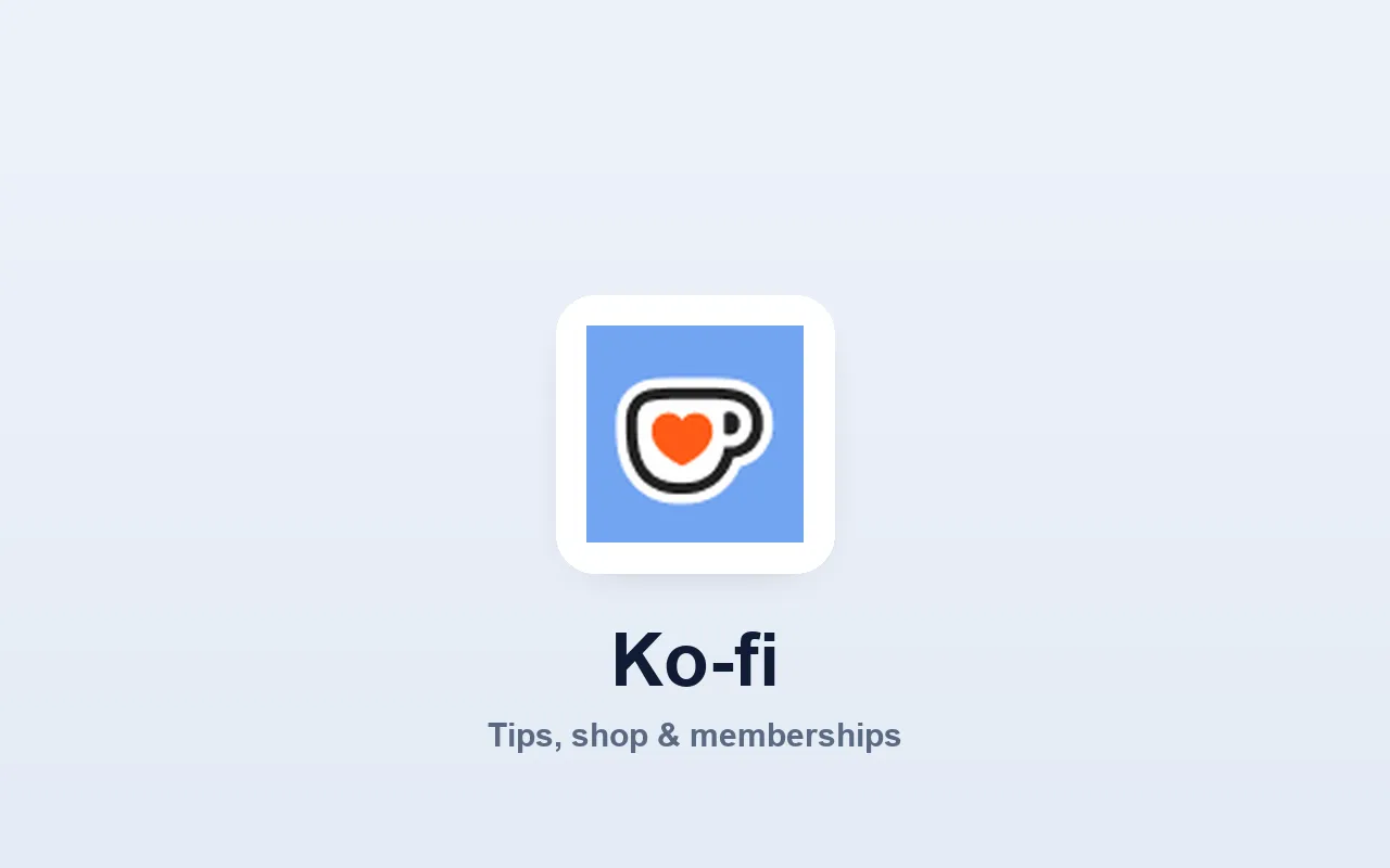 Ko-fi brand mark