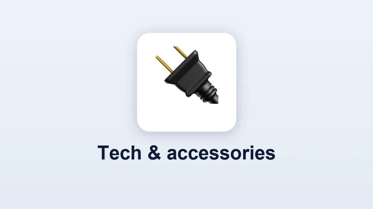 Tech & accessories category